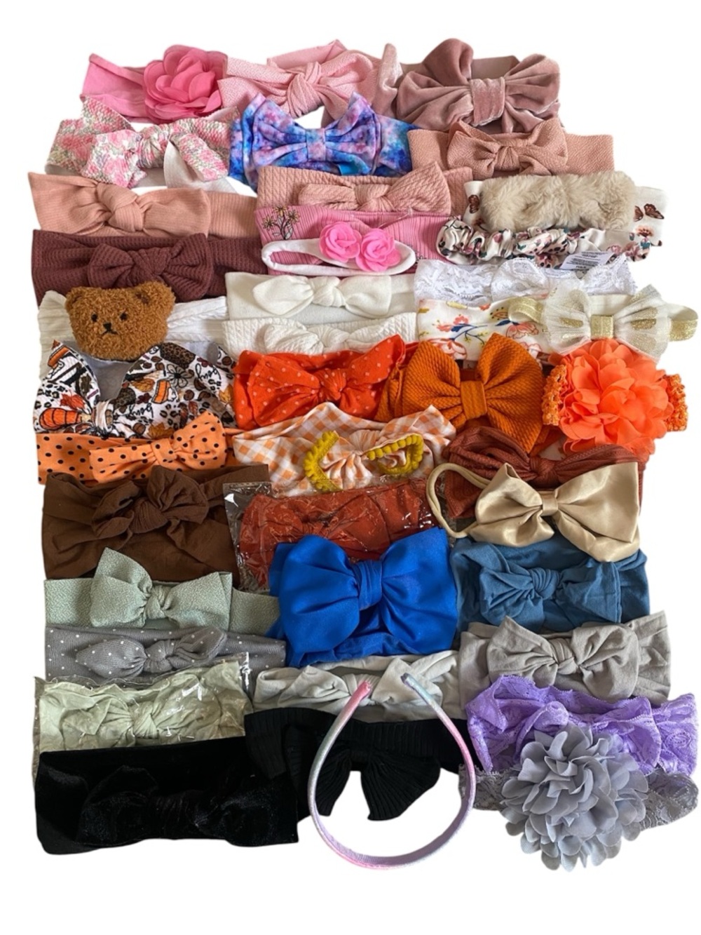 41 piece little girls multicolor headbands